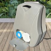 Kép 3/10 - Avenli Vancouver fa mintás felfújható jakuzzi, 204 × 70 cm, 1000 liter