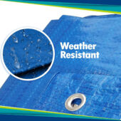 Kép 3/7 - Vízálló kék színű takaróponyva 60 g