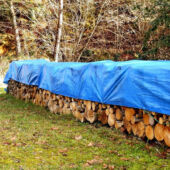 Kép 5/7 - Vízálló kék színű takaróponyva 60 g