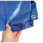 Kép 1/7 -  vízálló kék színű takaróponyva 60 g  4 x 8 méteres