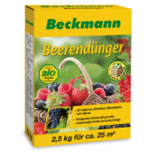 Kép 1/2 - Beckmann szerves-ásványi növénytáp eperhez, szőlőhöz és gyümölcsökhöz 2,5 kg, 25m2