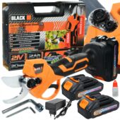 Kép 7/9 - Black Tools akkus metszőolló 2 x 2Ah akksival