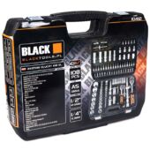 Kép 2/5 - Black Tools szerszámkészlet 1/2&quot;&amp;1/4&quot; 4-32mm (108db-os)