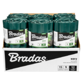 Kép 2/3 - Bradas  univerzális ágyásszegély zöld 9 m x 10 cm