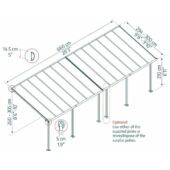 Kép 7/11 - Terasztető Canopia Olympia 3x7