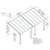 Kép 8/11 - Terasztető Canopia Olympia 3x6