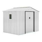 Kép 1/2 - Nortene-Catral Metalshed Mallorva kerti fém tároló ház fehér 2,78 x 2,12 x 1,94 m