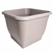 Kép 1/2 - Top szögletes virágcserép szürkésbarna, 19 cm