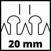 Kép 9/11 - Einhell GC-HH 5056 elektromos magassági sövényvágó 500W