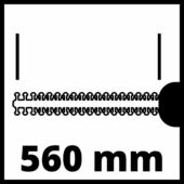 Kép 7/11 - Einhell GC-HH 5056 elektromos magassági sövényvágó 500W