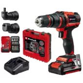 Kép 1/17 - Einhell TE-CD 18/45 3X-Li +22 1x2,0Ah akkus fúró-csavarozó szett, 18V, 1x2.0Ah akkuval és töltővel