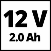 Kép 10/15 - Einhell TE-CD 12/1 Li akkus csavarozó, 30Nm, 1x2.0Ah akkuval és töltővel