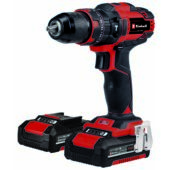 Kép 3/9 - Einhell TE-CD 18/40 Li-i akkus ütvefúró-csavarozó + 64db tartozék (2db 2Ah akkuval és töltővel), Power X-Change