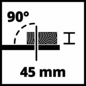 Kép 7/9 - Einhell TC-TS 210 Asztali Körfűrész 1200W, 210mm