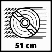 Kép 16/16 - Einhell GC-PM 51/3 S HW-E benzines fűnyíró 2.7kW, 70L, 51cm