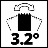 Kép 23/28 - Einhell TP-MG 18 Li BL-Solo Akkus Multicsiszoló Power X-Change