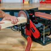 Kép 11/12 - Einhell TC-US 380 asztali szalagcsiszoló, 380W, 150mm
