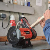 Kép 8/8 - Einhell TC-US 350 asztali szalagcsiszoló, 350W, 150mm