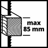 Kép 3/13 - Einhell TH-JS 85 dekopírfűrész 620W (85mm)