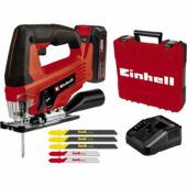 Kép 2/5 - Einhell TC-JS 18 Li akkus szúrófűrész, 18V, 2.5Ah akkuval és töltővel, Power X-Change