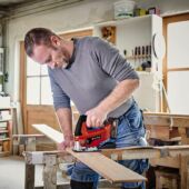 Kép 4/5 - Einhell TC-JS 18 Li akkus szúrófűrész, 18V, 2.5Ah akkuval és töltővel, Power X-Change