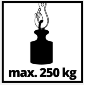 Kép 2/4 - Einhell TC-EH 250 Elektromos Csörlő 250kg / 500W / 11m