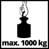 Kép 2/9 - Einhell TC-CH 1000 láncos emelő