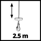Kép 4/9 - Einhell TC-CH 1000 láncos emelő
