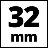 Kép 13/14 - Einhell TE-RH 32 4F Kit fúrókalapács, SDS-Plus, 1.25kW, 32mm