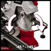Kép 7/14 - Einhell TE-SM 8 L Dual húzó-, -fejező- és gérvágó fűrész, 1800W, 216mm