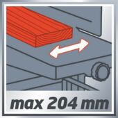 Kép 2/13 - Einhell TC-SP 204 vastagoló asztali gyalu 1500W 204mm