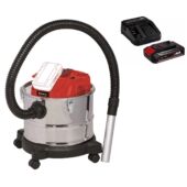 Kép 1/7 - Einhell PXC TE-AV 18/15 Li C-Solo akkus hamuporszívó 18V, 10kPa + Ajándék 2.5Ah-s Starter Kit