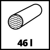 Kép 7/7 - Einhell GC-GR 57 gyephenger 57x32cm, 46L