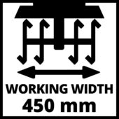 Kép 7/9 - Einhell GC-RT 1545 M elektromos kapa, 1.5kW, 45cm