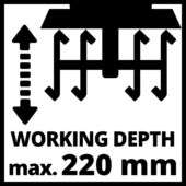 Kép 8/9 - Einhell GC-RT 1545 M elektromos kapa, 1.5kW, 45cm
