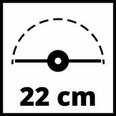 Kép 7/9 -  Einhell GC-ET 2522 elektromos fűszegélynyíró, 220mm, 250W