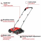 Kép 11/11 - Einhell GC-SC 18/28 Li-Solo akkus talajlazító és gyepszellőztető, Power X-Change