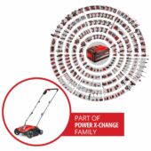 Kép 3/11 - Einhell GC-SC 18/28 Li-Solo akkus talajlazító és gyepszellőztető, Power X-Change