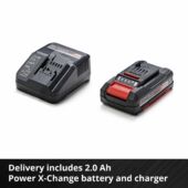 Kép 10/15 - Einhell GE-CH 1846 Li Kit (1x2,0Ah) Akkus sövényvágó, Power X-Change, 46 cm