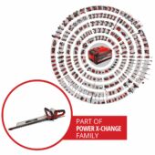 Kép 2/15 - Einhell GE-CH 18/60 Li-Solo sövényvágó, 18V, 60cm (akku és töltő nélkül) Power X-Change