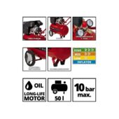 Kép 2/2 - Einhell TE-AC 400/50/10 kompresszor