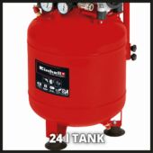 Kép 5/11 - Einhell TE-AC 24 Silent olajmentes kompresszor, 750W / 24L / 8bar