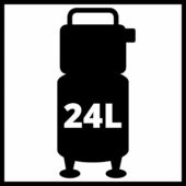 Kép 8/11 - Einhell TE-AC 24 Silent olajmentes kompresszor, 750W / 24L / 8bar