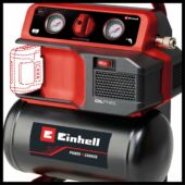 Kép 2/13 - Einhell TE-AC 18/75 Li olajmentes akkus kompresszor, Power X-Change