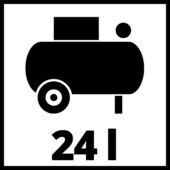 Kép 10/11 - Einhell TC-AC 190/24 kompresszor, 1.5kW, 24L, 8bar