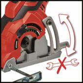 Kép 3/5 - Einhell TC-CS 89 mini kézi körfűrész, 600W