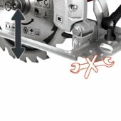 Kép 2/4 - Einhell TH-CS 1200/1 kézi körfűrészgép