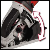 Kép 6/12 - Einhell TE-CS 18/89 Li - Solo Akkus mini kézi körfűrész, Power X-Change