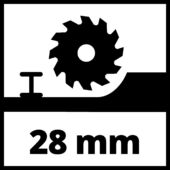Kép 9/12 - Einhell TE-CS 18/89 Li - Solo Akkus mini kézi körfűrész, Power X-Change
