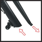 Kép 2/7 - Einhell GE-CL 36/230 Li E -Solo akkus lombszívó 36V, 45L (akku és töltő nélkül), Power X-Change
